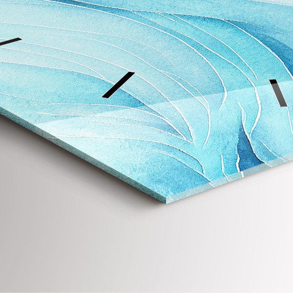 Horloge murale carrée Nuages bleus