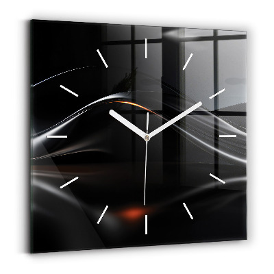 Horloge murale carrée Abstraction