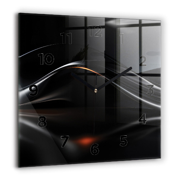 Horloge murale carrée Abstraction