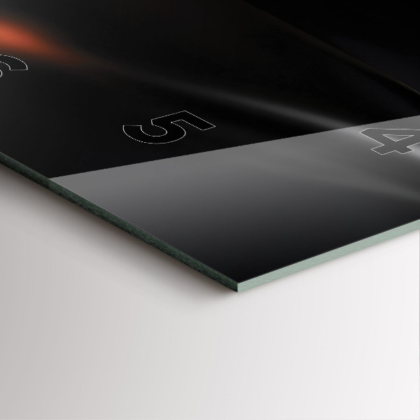 Horloge murale carrée Abstraction