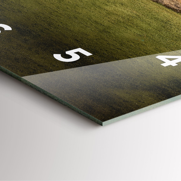 Horloge murale carrée Nimbostratus de Stonehenge