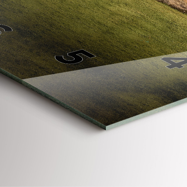 Horloge murale carrée Nimbostratus de Stonehenge