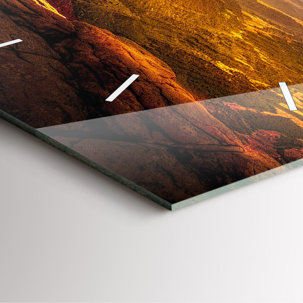 Horloge murale carrée Grand Canyon Arizona