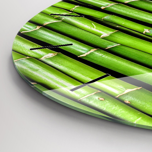 Horloge ronde Bambou asiatique