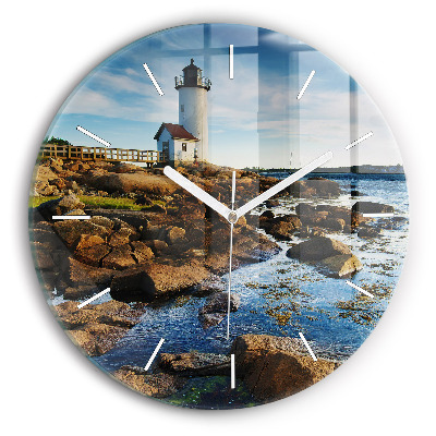 Horloge ronde 'Phare d''Annisquam'