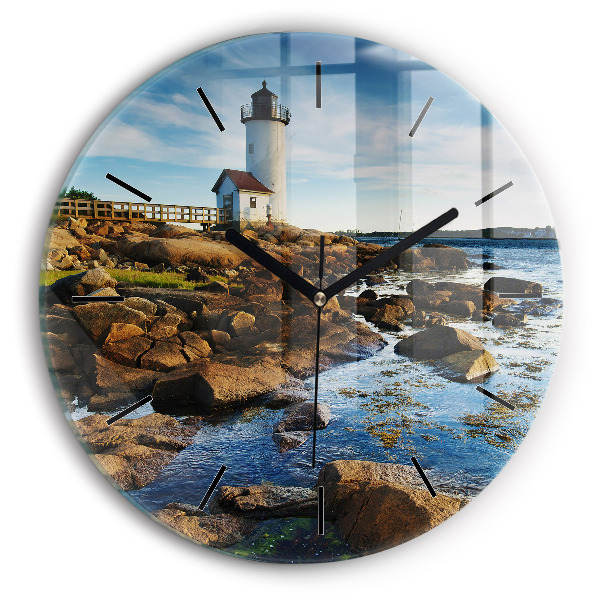 Horloge ronde 'Phare d''Annisquam'