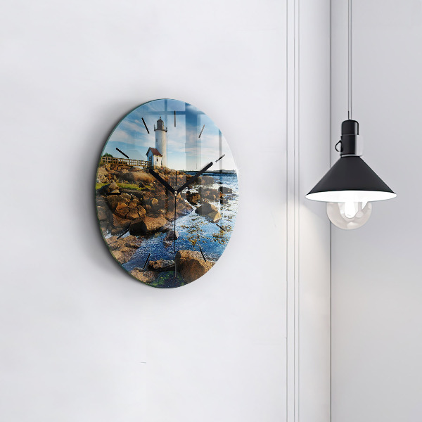 Horloge ronde 'Phare d''Annisquam'