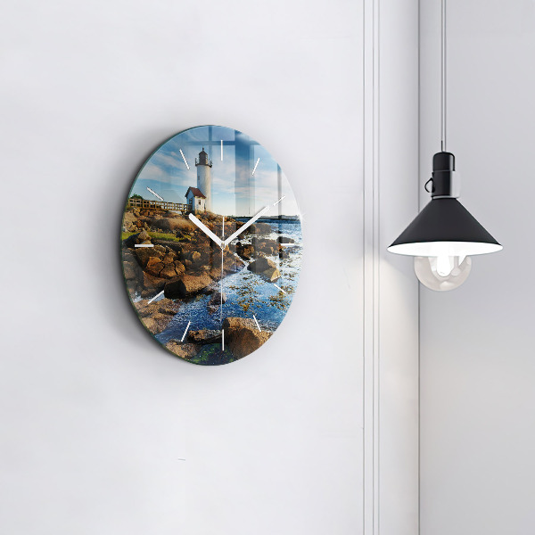 Horloge ronde 'Phare d''Annisquam'