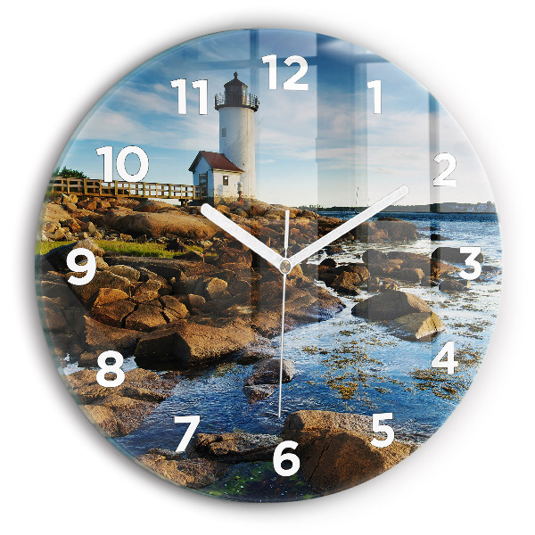 Horloge ronde 'Phare d''Annisquam'