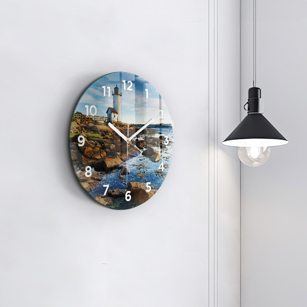 Horloge ronde 'Phare d''Annisquam'