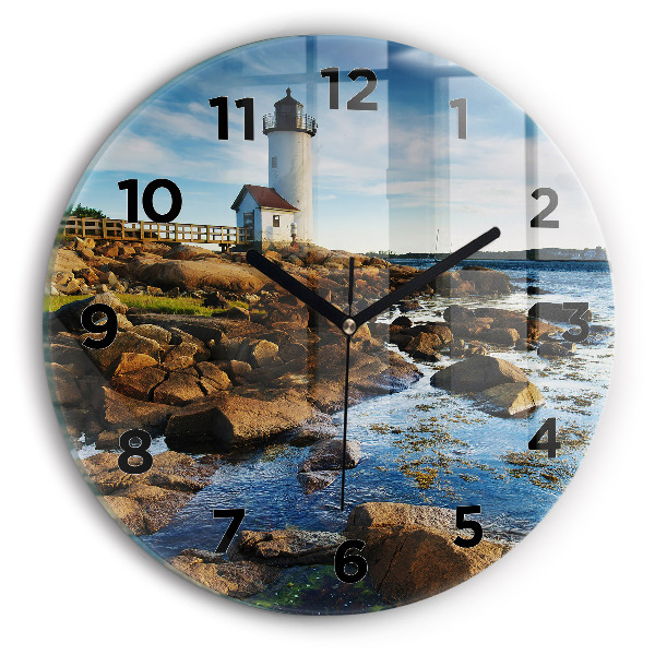 Horloge ronde 'Phare d''Annisquam'