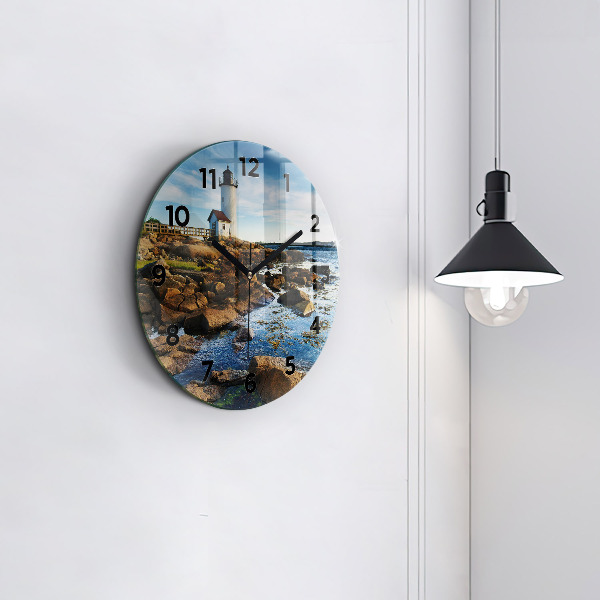 Horloge ronde 'Phare d''Annisquam'