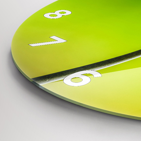 Horloge ronde Fleurs bleues