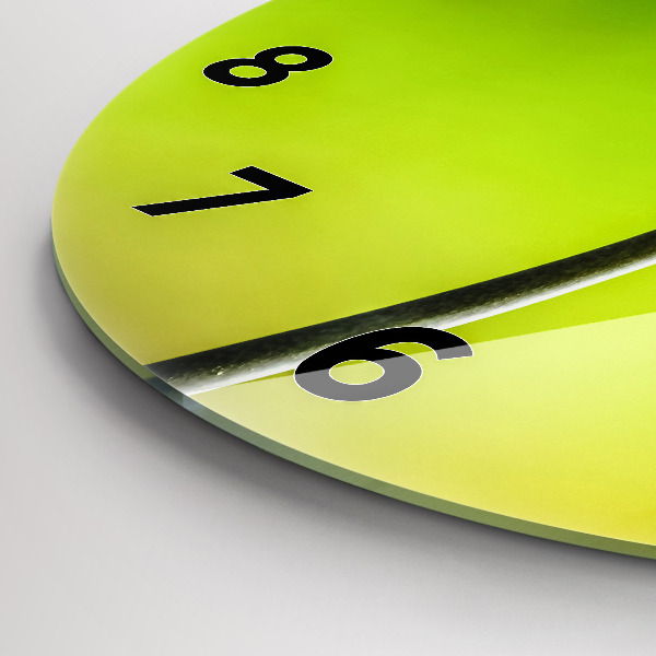 Horloge ronde Fleurs bleues