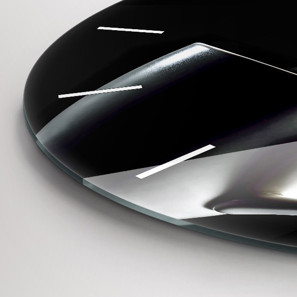 Horloge ronde Une tasse de café