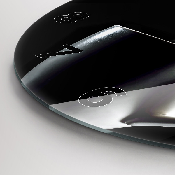 Horloge ronde Une tasse de café