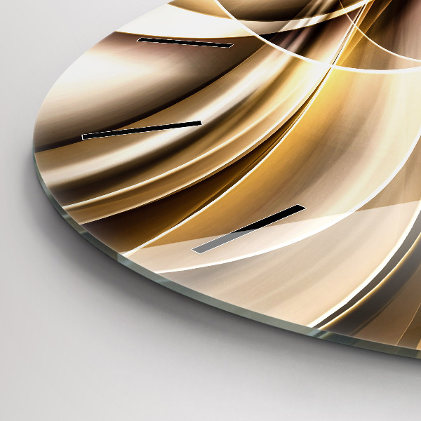 Horloge ronde 'Ondes d''abstraction'