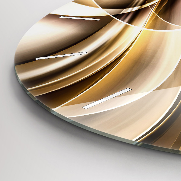 Horloge ronde 'Ondes d''abstraction'