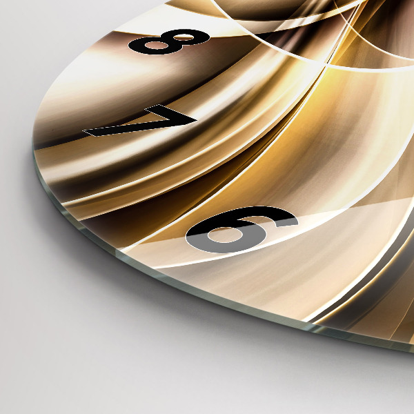 Horloge ronde 'Ondes d''abstraction'