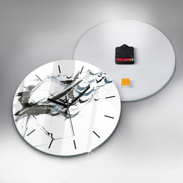 Horloge ronde Femme dansant le ballet