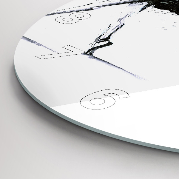 Horloge ronde Femme dansant le ballet