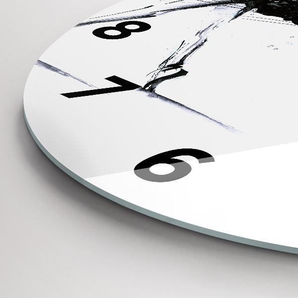 Horloge ronde Femme dansant le ballet