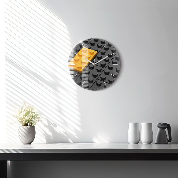 Horloge ronde Blocs de jouets