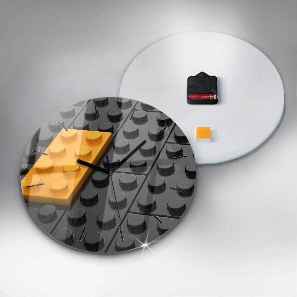 Horloge ronde Blocs de jouets