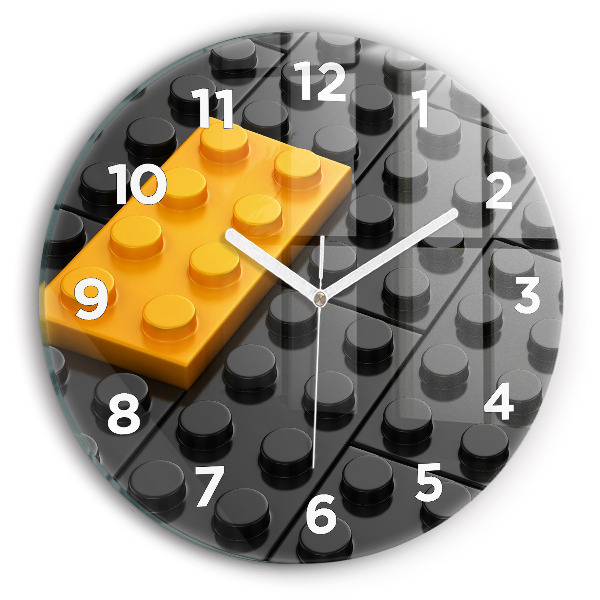 Horloge ronde Blocs de jouets