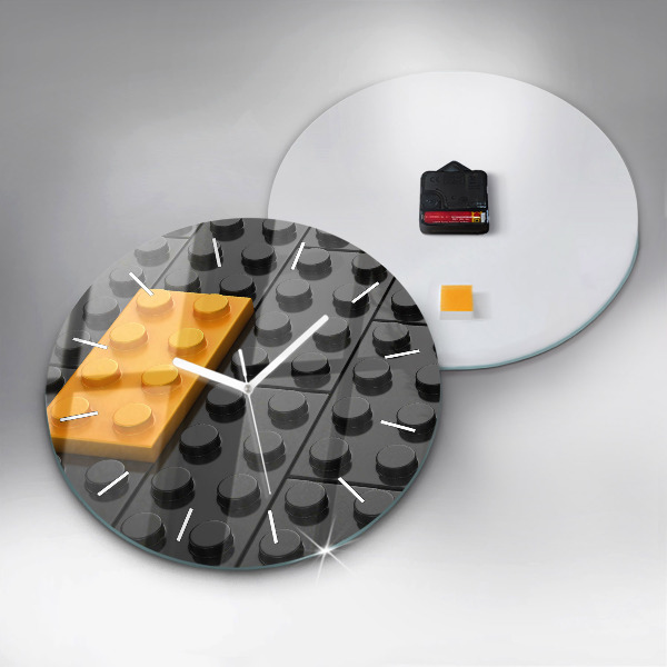 Horloge ronde Blocs de jouets