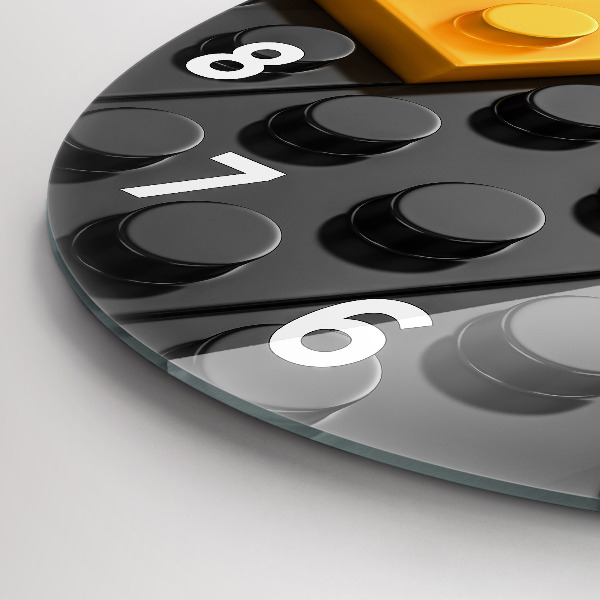 Horloge ronde Blocs de jouets
