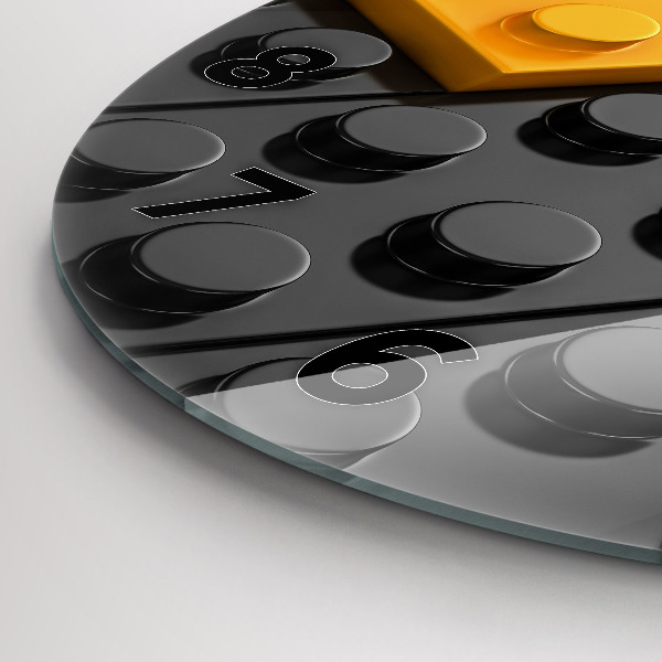 Horloge ronde Blocs de jouets