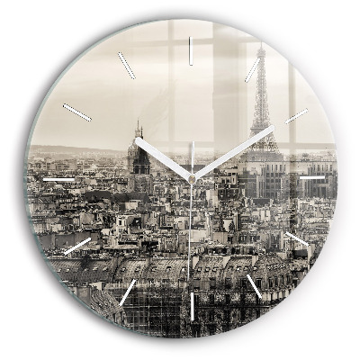 Horloge ronde Panorama de Paris