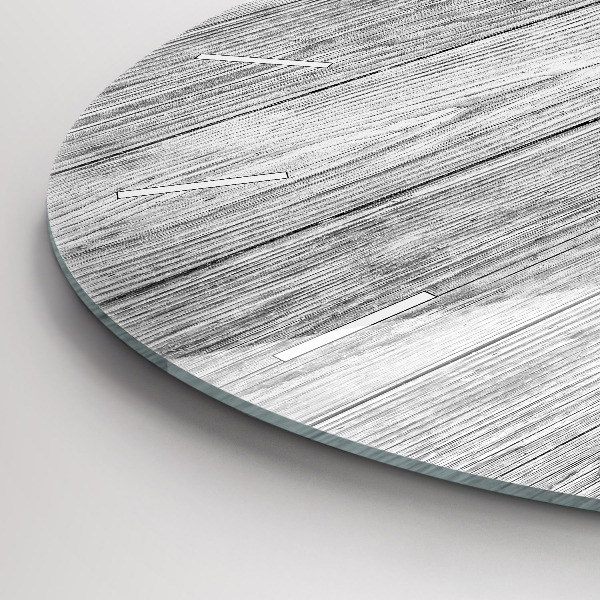 Horloge ronde Panneaux en bois