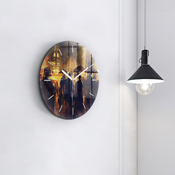 Horloge ronde 'L''impressionnisme dans l''art Place du Marché'