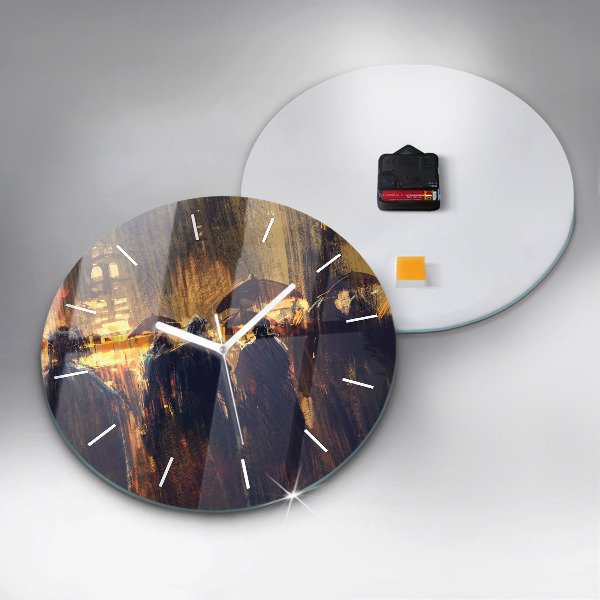 Horloge ronde 'L''impressionnisme dans l''art Place du Marché'