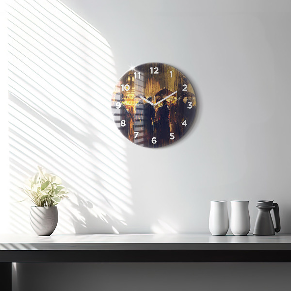 Horloge ronde 'L''impressionnisme dans l''art Place du Marché'