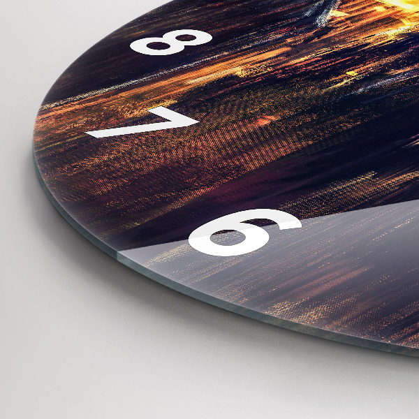 Horloge ronde 'L''impressionnisme dans l''art Place du Marché'