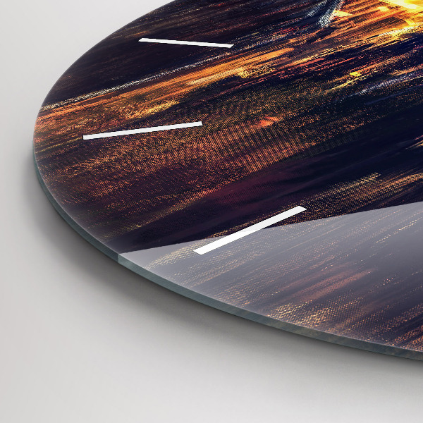 Horloge ronde 'L''impressionnisme dans l''art Place du Marché'