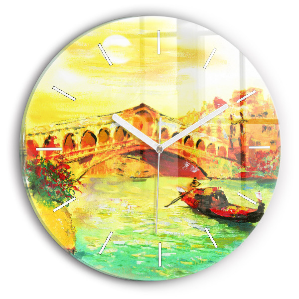 Horloge ronde Pont du Rialto à Venise