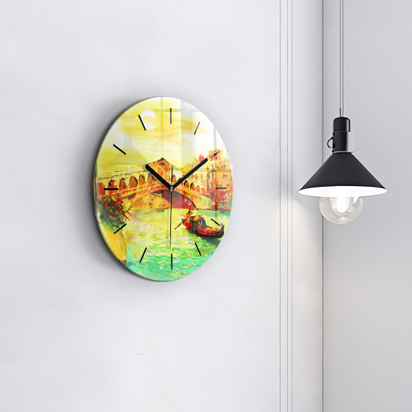 Horloge ronde Pont du Rialto à Venise