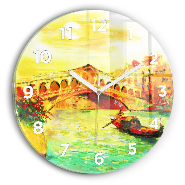 Horloge ronde Pont du Rialto à Venise