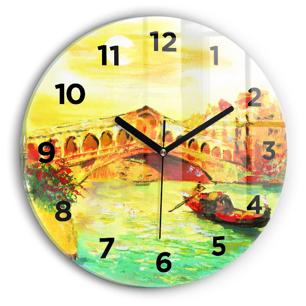 Horloge ronde Pont du Rialto à Venise