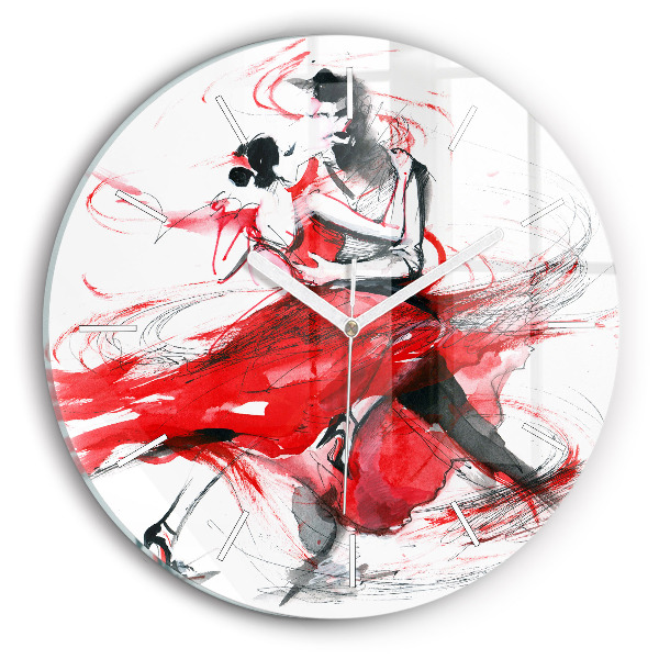 Horloge ronde Couple dansant
