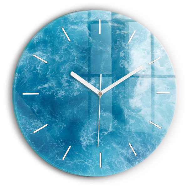 Horloge ronde Eau de mer