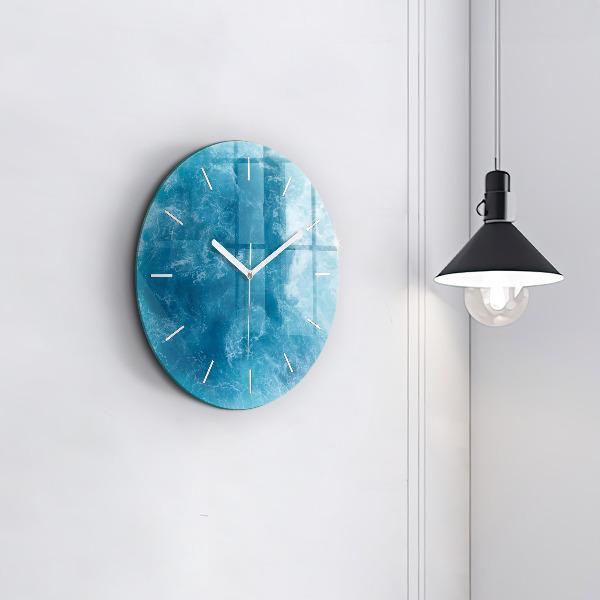 Horloge ronde Eau de mer