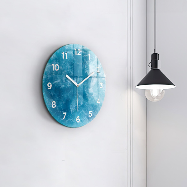 Horloge ronde Eau de mer