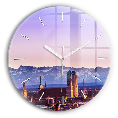 Horloge ronde Alpes allemandes Munich