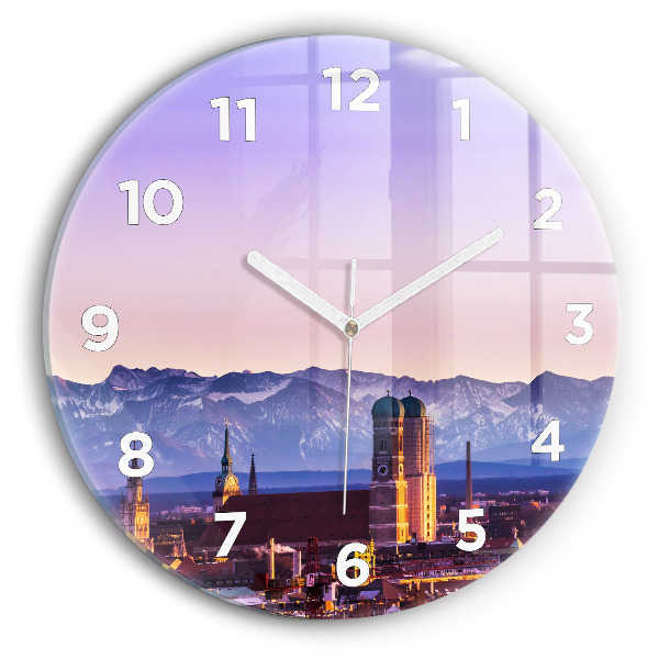 Horloge ronde Alpes allemandes Munich
