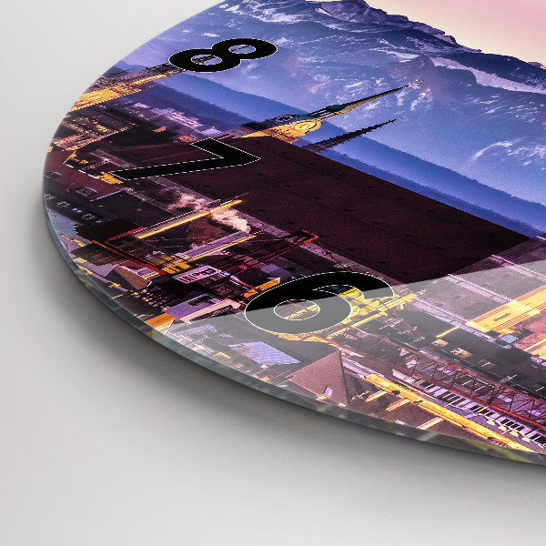 Horloge ronde Alpes allemandes Munich